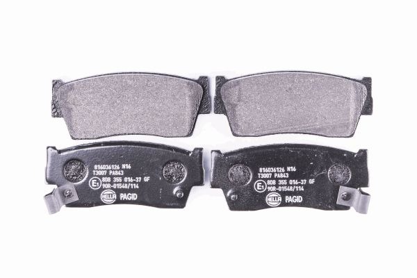 BEHR HELLA SERVICE - 8DB355016371 - Комплект тормозных колодок, дисковый тормоз BEHR HELLA SERVICE - 8DB355016371 - Комплект тормозных колодок, дисковый тормоз