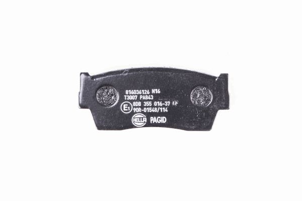 BEHR HELLA SERVICE - 8DB355016371 - Комплект тормозных колодок, дисковый тормоз BEHR HELLA SERVICE - 8DB355016371 - Комплект тормозных колодок, дисковый тормоз