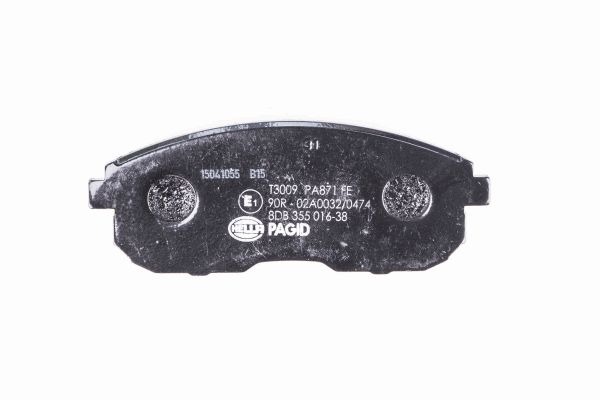 BEHR HELLA SERVICE - 8DB355016381 - Комплект тормозных колодок, дисковый тормоз