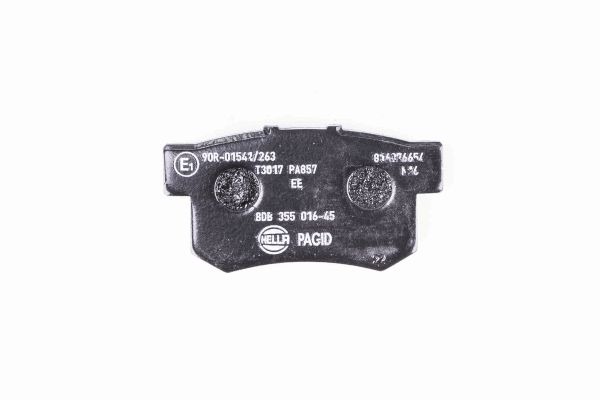 BEHR HELLA SERVICE - 8DB355016451 - Комплект тормозных колодок, дисковый тормоз