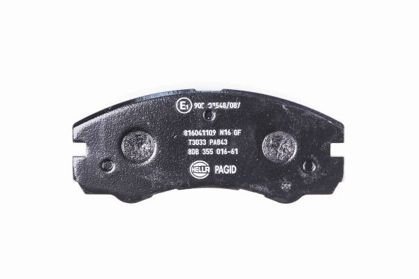 BEHR HELLA SERVICE - 8DB355016611 - Комплект тормозных колодок, дисковый тормоз