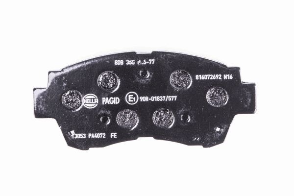 BEHR HELLA SERVICE - 8DB355016771 - Комплект тормозных колодок, дисковый тормоз