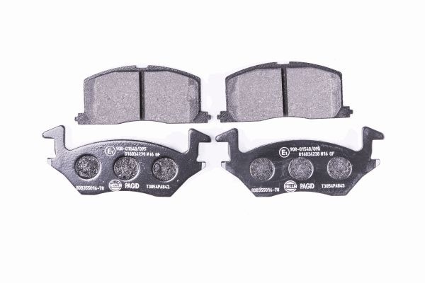 BEHR HELLA SERVICE - 8DB355016781 - Комплект тормозных колодок, дисковый тормоз