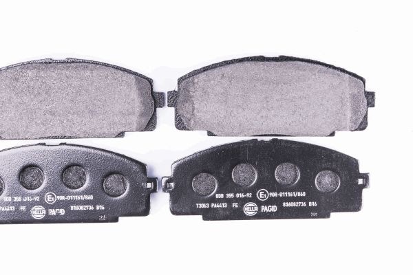 BEHR HELLA SERVICE - 8DB355016921 - Комплект тормозных колодок, дисковый тормоз