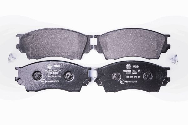 BEHR HELLA SERVICE - 8DB355017091 - Комплект тормозных колодок, дисковый тормоз