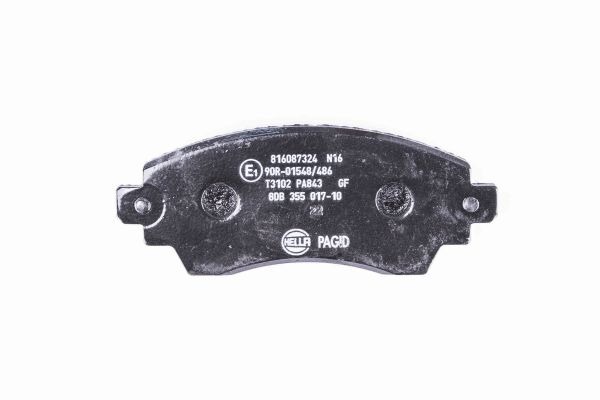 BEHR HELLA SERVICE - 8DB355017101 - Комплект тормозных колодок, дисковый тормоз