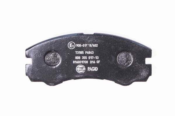 BEHR HELLA SERVICE - 8DB355017131 - Комплект тормозных колодок, дисковый тормоз