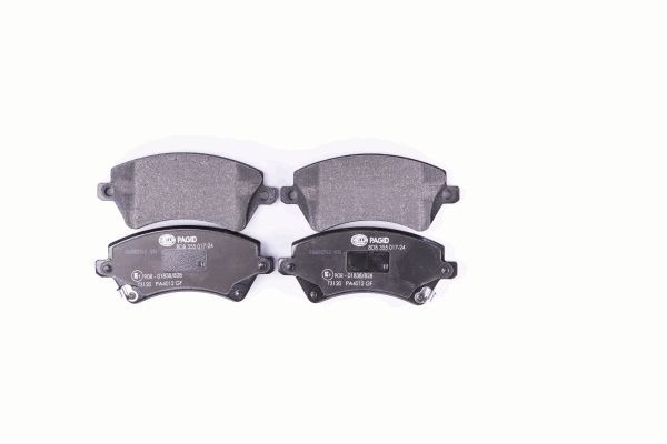 BEHR HELLA SERVICE - 8DB355017241 - Комплект тормозных колодок, дисковый тормоз