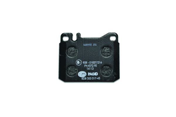 BEHR HELLA SERVICE - 8DB355017431 - Комплект тормозных колодок, дисковый тормоз BEHR HELLA SERVICE - 8DB355017431 - Комплект тормозных колодок, дисковый тормоз