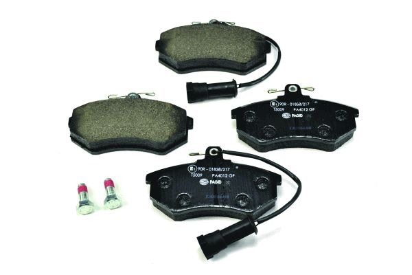 BEHR HELLA SERVICE - 8DB355017651 - Комплект тормозных колодок, дисковый тормоз