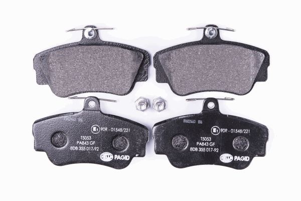 BEHR HELLA SERVICE - 8DB355017921 - Комплект тормозных колодок, дисковый тормоз BEHR HELLA SERVICE - 8DB355017921 - Комплект тормозных колодок, дисковый тормоз