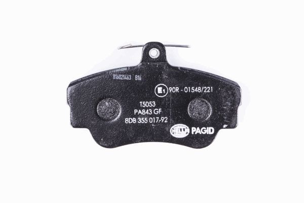 BEHR HELLA SERVICE - 8DB355017921 - Комплект тормозных колодок, дисковый тормоз BEHR HELLA SERVICE - 8DB355017921 - Комплект тормозных колодок, дисковый тормоз