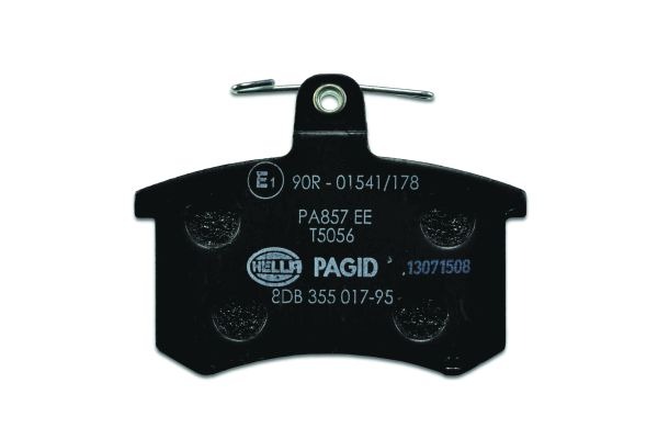 BEHR HELLA SERVICE - 8DB355017951 - Комплект тормозных колодок, дисковый тормоз