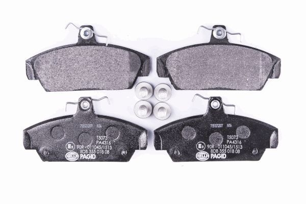 BEHR HELLA SERVICE - 8DB355018081 - Комплект тормозных колодок, дисковый тормоз