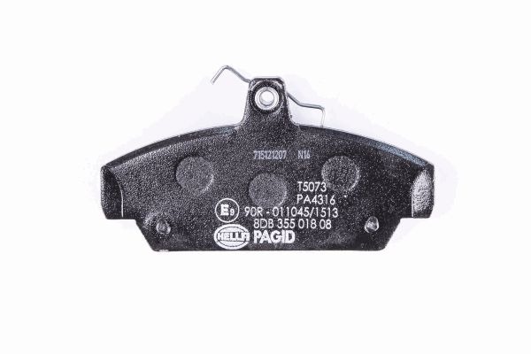 BEHR HELLA SERVICE - 8DB355018081 - Комплект тормозных колодок, дисковый тормоз