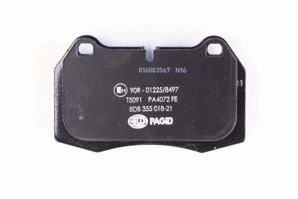 BEHR HELLA SERVICE - 8DB355018211 - Комплект тормозных колодок, дисковый тормоз BEHR HELLA SERVICE - 8DB355018211 - Комплект тормозных колодок, дисковый тормоз