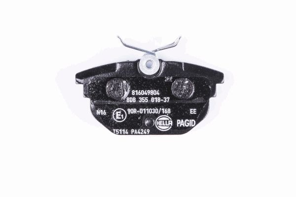 BEHR HELLA SERVICE - 8DB355018371 - Комплект тормозных колодок, дисковый тормоз BEHR HELLA SERVICE - 8DB355018371 - Комплект тормозных колодок, дисковый тормоз