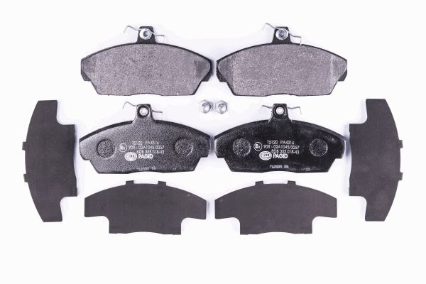 BEHR HELLA SERVICE - 8DB355018431 - Комплект тормозных колодок, дисковый тормоз BEHR HELLA SERVICE - 8DB355018431 - Комплект тормозных колодок, дисковый тормоз