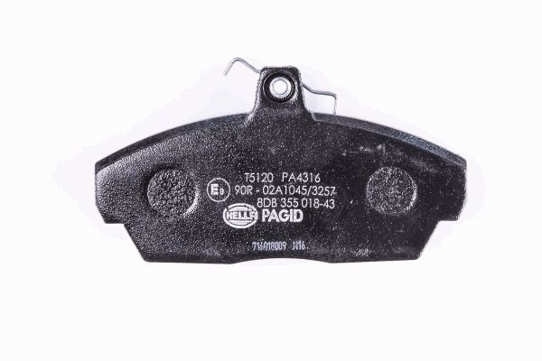 BEHR HELLA SERVICE - 8DB355018431 - Комплект тормозных колодок, дисковый тормоз BEHR HELLA SERVICE - 8DB355018431 - Комплект тормозных колодок, дисковый тормоз