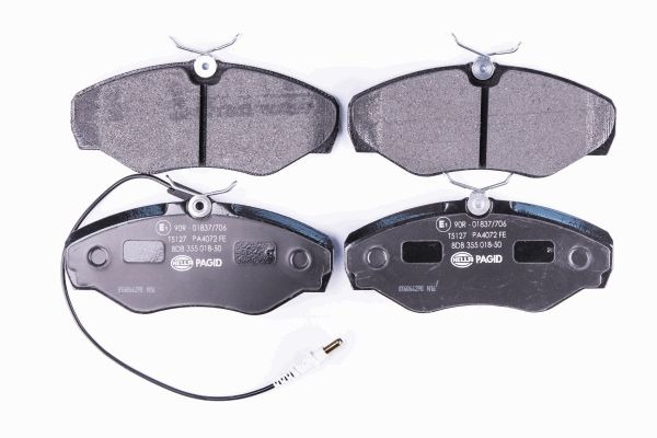 BEHR HELLA SERVICE - 8DB355018501 - Комплект тормозных колодок, дисковый тормоз