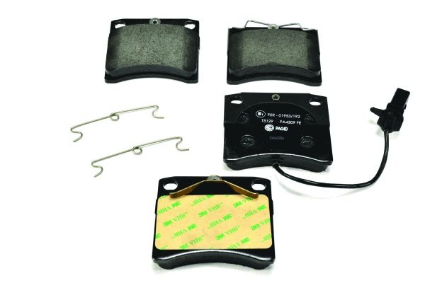 BEHR HELLA SERVICE - 8DB355018521 - Комплект тормозных колодок, дисковый тормоз
