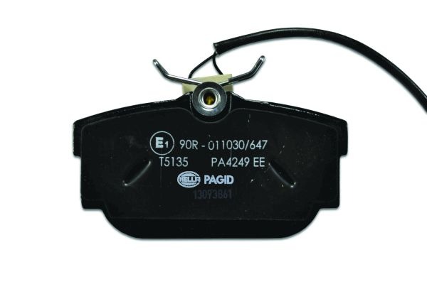 BEHR HELLA SERVICE - 8DB355018571 - Комплект тормозных колодок, дисковый тормоз BEHR HELLA SERVICE - 8DB355018571 - Комплект тормозных колодок, дисковый тормоз