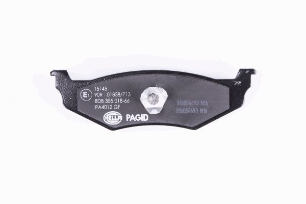 BEHR HELLA SERVICE - 8DB355018661 - Комплект тормозных колодок, дисковый тормоз