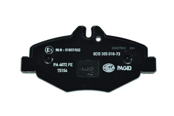 BEHR HELLA SERVICE - 8DB355018731 - Комплект тормозных колодок, дисковый тормоз BEHR HELLA SERVICE - 8DB355018731 - Комплект тормозных колодок, дисковый тормоз