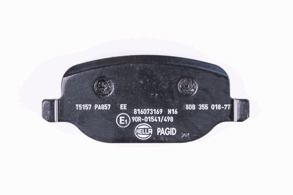 BEHR HELLA SERVICE - 8DB355018771 - Комплект тормозных колодок, дисковый тормоз