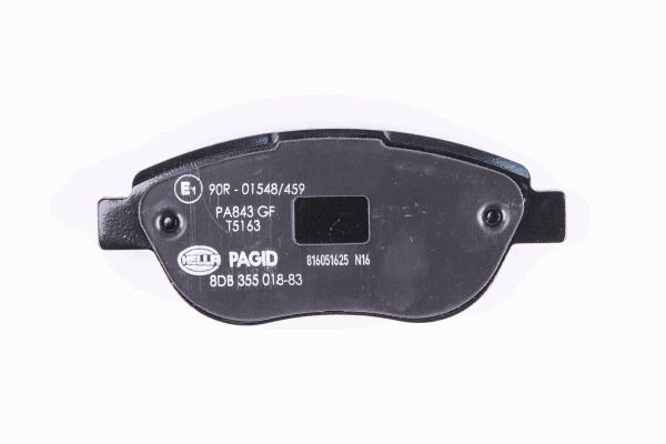 BEHR HELLA SERVICE - 8DB355018831 - Комплект тормозных колодок, дисковый тормоз BEHR HELLA SERVICE - 8DB355018831 - Комплект тормозных колодок, дисковый тормоз