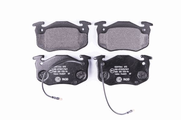 BEHR HELLA SERVICE - 8DB355018941 - Комплект тормозных колодок, дисковый тормоз