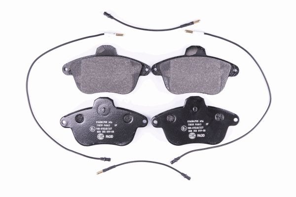 BEHR HELLA SERVICE - 8DB355019081 - Комплект тормозных колодок, дисковый тормоз BEHR HELLA SERVICE - 8DB355019081 - Комплект тормозных колодок, дисковый тормоз