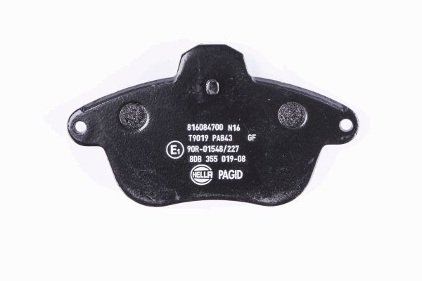 BEHR HELLA SERVICE - 8DB355019081 - Комплект тормозных колодок, дисковый тормоз BEHR HELLA SERVICE - 8DB355019081 - Комплект тормозных колодок, дисковый тормоз