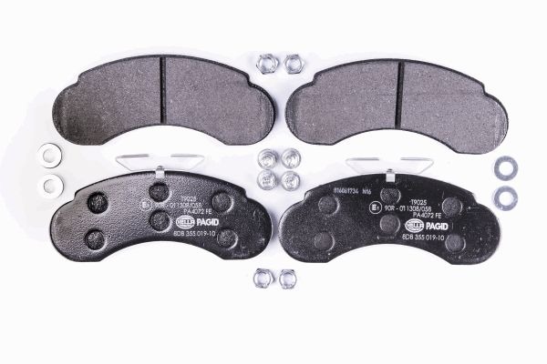 BEHR HELLA SERVICE - 8DB355019101 - Комплект тормозных колодок, дисковый тормоз