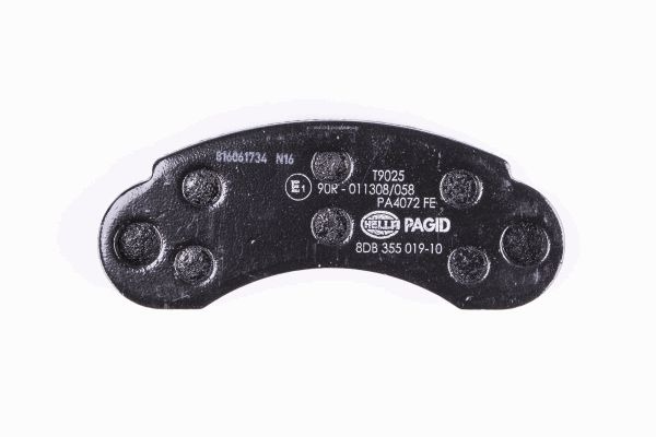 BEHR HELLA SERVICE - 8DB355019101 - Комплект тормозных колодок, дисковый тормоз