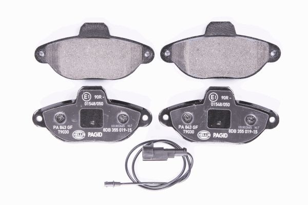 BEHR HELLA SERVICE - 8DB355019151 - Комплект тормозных колодок, дисковый тормоз