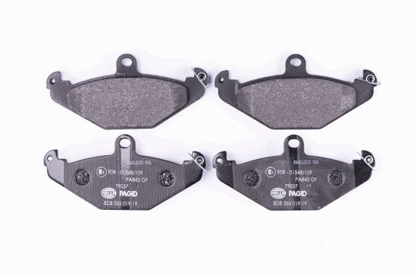 BEHR HELLA SERVICE - 8DB355019191 - Комплект тормозных колодок, дисковый тормоз