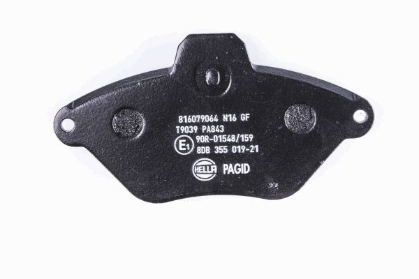 BEHR HELLA SERVICE - 8DB355019211 - Комплект тормозных колодок, дисковый тормоз BEHR HELLA SERVICE - 8DB355019211 - Комплект тормозных колодок, дисковый тормоз