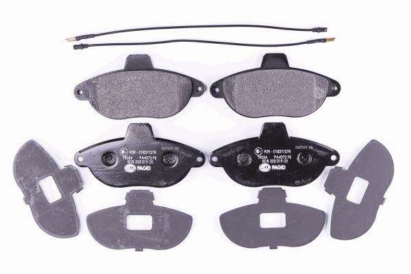 BEHR HELLA SERVICE - 8DB355019251 - Комплект тормозных колодок, дисковый тормоз