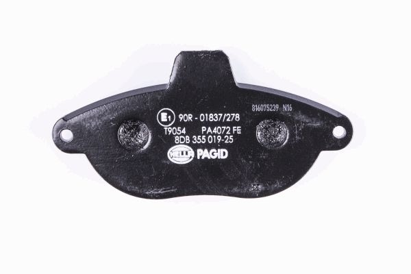 BEHR HELLA SERVICE - 8DB355019251 - Комплект тормозных колодок, дисковый тормоз