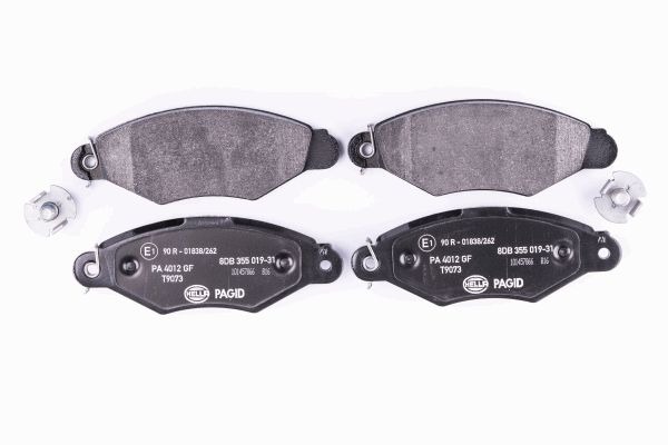 BEHR HELLA SERVICE - 8DB355019311 - Комплект тормозных колодок, дисковый тормоз
