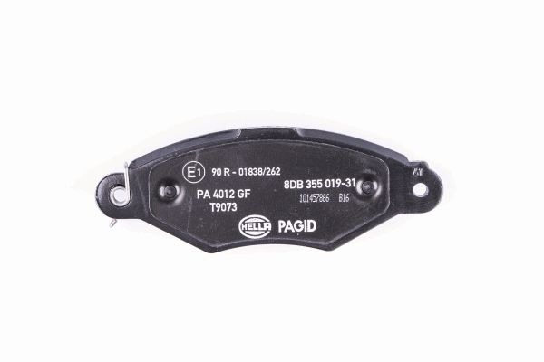 BEHR HELLA SERVICE - 8DB355019311 - Комплект тормозных колодок, дисковый тормоз