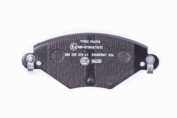 BEHR HELLA SERVICE - 8DB355019411 - Комплект тормозных колодок, дисковый тормоз BEHR HELLA SERVICE - 8DB355019411 - Комплект тормозных колодок, дисковый тормоз