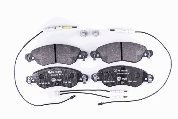 BEHR HELLA SERVICE - 8DB355019431 - Комплект тормозных колодок, дисковый тормоз