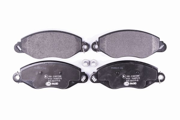 BEHR HELLA SERVICE - 8DB355019451 - Комплект тормозных колодок, дисковый тормоз