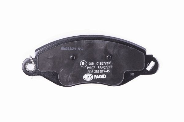 BEHR HELLA SERVICE - 8DB355019451 - Комплект тормозных колодок, дисковый тормоз
