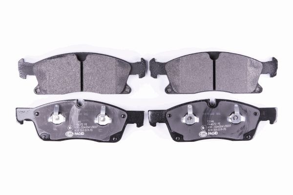 BEHR HELLA SERVICE - 8DB355019701 - Комплект тормозных колодок, дисковый тормоз