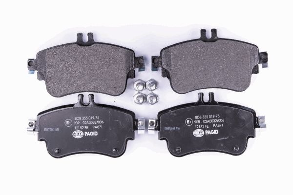 BEHR HELLA SERVICE - 8DB355019751 - Комплект тормозных колодок, дисковый тормоз