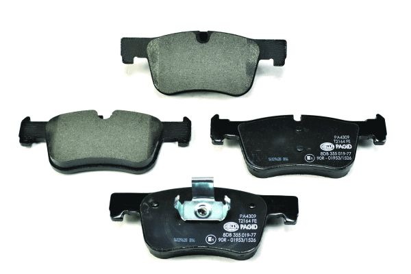 BEHR HELLA SERVICE - 8DB355019771 - Комплект тормозных колодок, дисковый тормоз