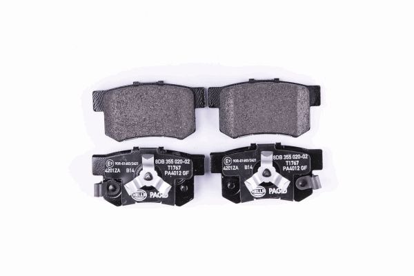 BEHR HELLA SERVICE - 8DB355020021 - Комплект тормозных колодок, дисковый тормоз BEHR HELLA SERVICE - 8DB355020021 - Комплект тормозных колодок, дисковый тормоз